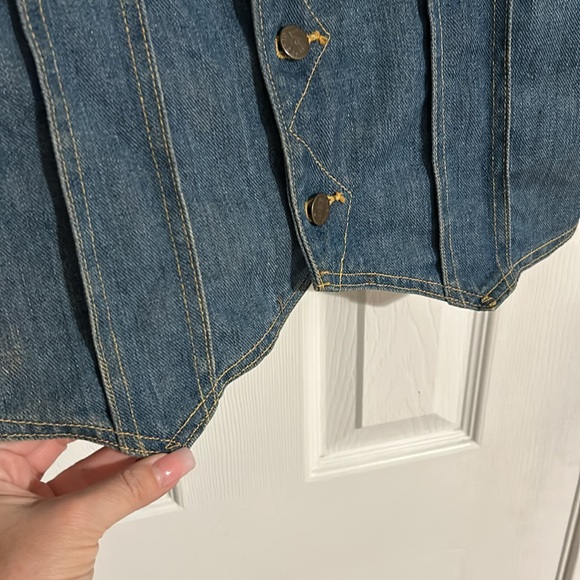 Vintage 1970s Lee Denim Vest - Picture 4 of 7